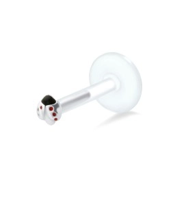 Ladybird Shaped Labrets Push-in LA-366CL